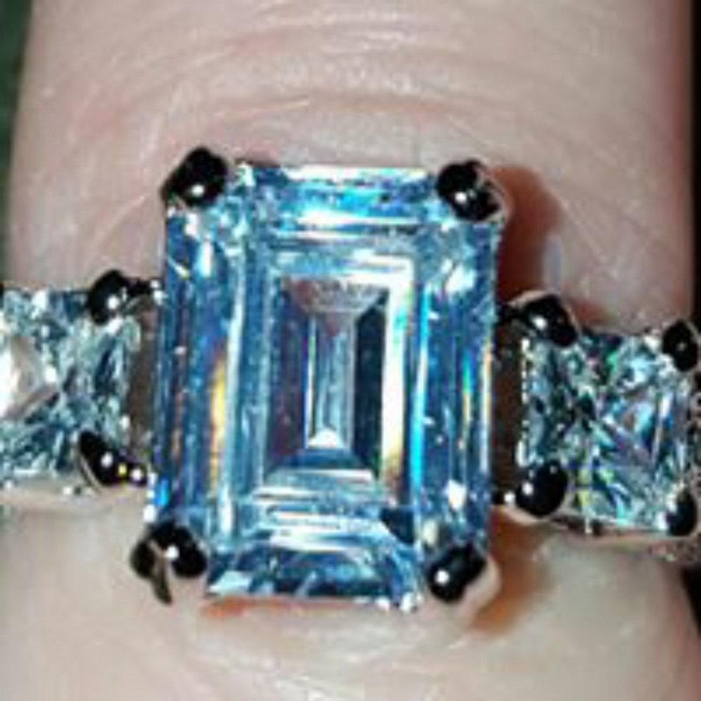 Genuine White Sapphire Ring